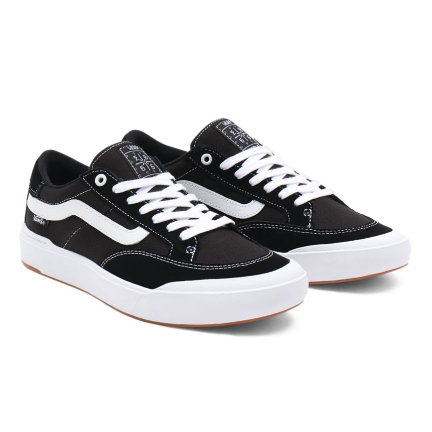 Men's Vans Berle Pro Skate Shoes India Online - Black/White [PX0793542]